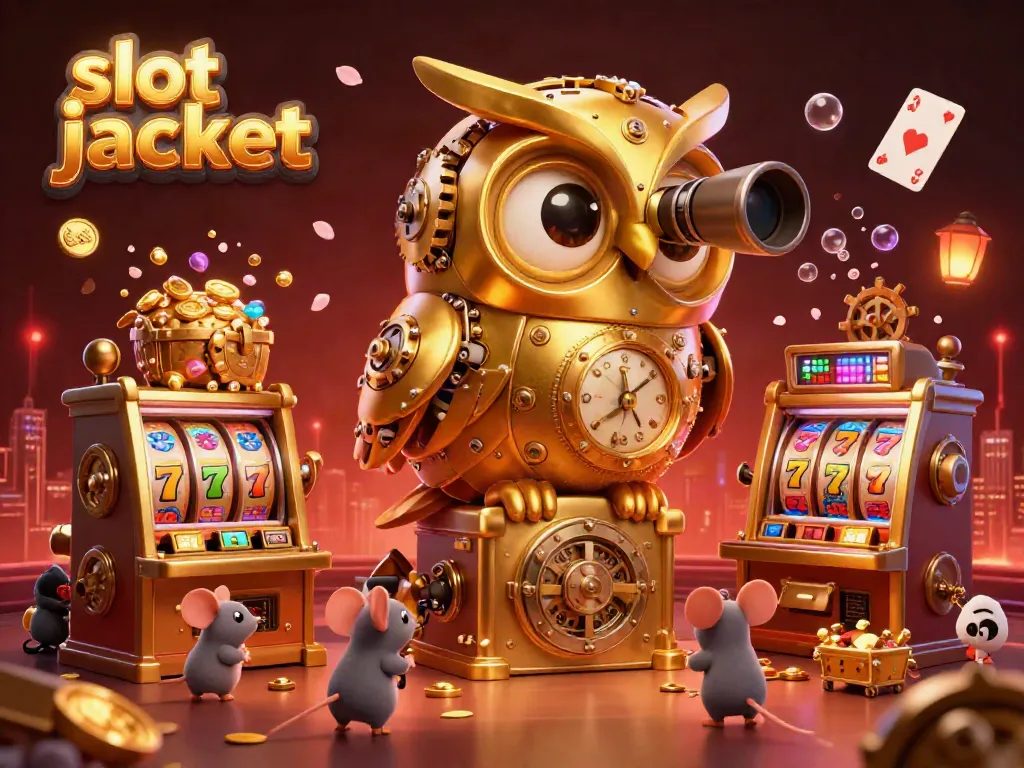 Experience thrilling slot jackpot wins with our 3D illustration of vibrant, animated gameplay.